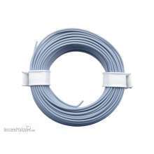 Schönwitz 50956 - 10 Meter Ring Miniaturkabel Litze flexibel LIY 0,14mm² grau