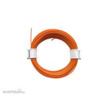 Schönwitz 51000 - 10 Meter Ring Miniaturkabel Litze LIFY 0,05mm² orange