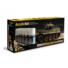 Italeri 510000433 - Acryl Set WWII Military German Army