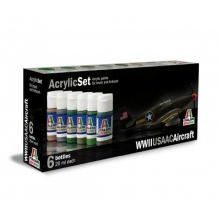 Italeri 510000438 - Acryl Set WWII USAAC Aircraft