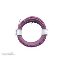 Schönwitz 51001 - 10 Meter Ring Miniaturkabel Litze LIFY 0,05mm² lila violett