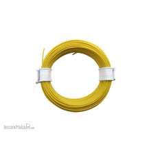 Schönwitz 51005 - 10 Meter Ring Miniaturkabel Litze LIFY 0,05mm² gelb