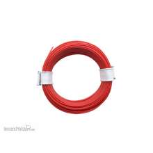 Schönwitz 51008 - 10 Meter Ring Miniaturkabel Litze LIFY 0,05mm² rot