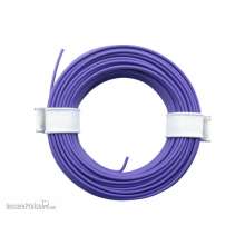 Schönwitz 51017 - 10 Meter Ring Miniaturkabel Litze flexibel LIY 0,25mm² violett lila