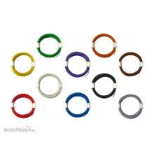 Schönwitz 51019 - 10x 10m Ring Miniaturkabel Litze flexibel LIVY 0,04mm²