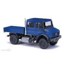 Busch 51082 - Mercedes-Benz Unimog U 5023 / Doppelkabine, Blau FORMNEUHEIT