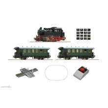 Roco 51161 - Analog Start Set: Dampflokomotive BR 80 mit Personenzug