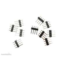 Schönwitz 51261 - 10 Stück Micro Stecker 4 polig Stiftleiste Steckverbinder RM 2.54