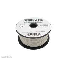 Schönwitz 51282 - 100 Meter Miniaturkabel Litze flexibel LIY 0,25mm² weiß