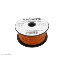 Schönwitz 51285 - 100 Meter Miniaturkabel Litze flexibel LIY 0,25mm² orange