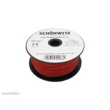 Schönwitz 51286 - 100 Meter Miniaturkabel Litze flexibel LIY 0,25mm² rot