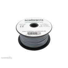 Schönwitz 51287 - 100 Meter Miniaturkabel Litze flexibel LIY 0,25mm² grau