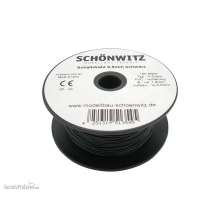 Schönwitz 51354 - 100 Meter Draht Kupferschaltdraht Schaltdraht 0,5mm 1-adrig schwarz