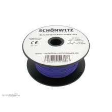 Schönwitz 51358 - 100 Meter Draht Kupferschaltdraht Schaltdraht 0,5mm 1-adrig violett / lila