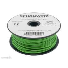 Schönwitz 51502 - 50 Meter Miniaturkabel Litze LIY 0,50mm² grün