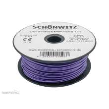 Schönwitz 51503 - 50 Meter Miniaturkabel Litze LIY 0,50mm² lila / violett