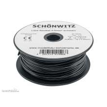 Schönwitz 51506 - 50 Meter Miniaturkabel Litze LIY 0,50mm² schwarz