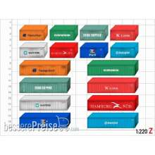 Modellland 5200-5 - 1:220 Spur Z 16x Container 8x 20ft + 8x 40ft