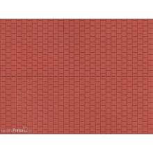 Auhagen 52224 - Dekorplatten Fußsteig rotbraun