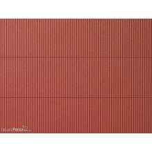 Auhagen 52230 - Dekorplatten Wellblech rotbraun