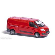 Busch 52400 - Ford Transit Custom Kastenwagen, Rot