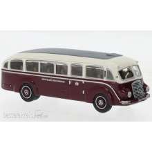 Brekina 52432 - Mercedes LO 3500, dunkelrot,