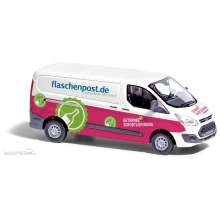 Busch 52437 - Ford Transit Custom Flachdach Kastenwagen, Flaschenpost