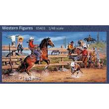 Glencoe Models 525403 - 1/48 Westernfiguren