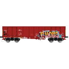 Albert Modell 533007 - Güterwagen Eaos - H-RCH with graffiti - red - Ep.VI