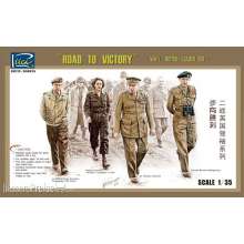 Riich Models RV35023 - WWII Britis Leader set(ROAD TO VICTORY) in 1:35