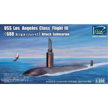 Riich Models RN28007 - USS Los Angeles Class Flight III(688 imp in 1:350