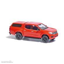 Busch 53707 - Nissan Navara mit Hardtop, Rot