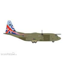 Herpa 537445 - Royal Airforce C-130J Super Hercules - 47 Squadron - 50th Anniversary Hercules - ZH883