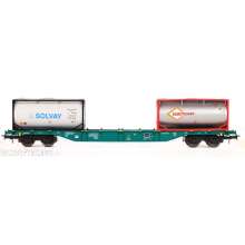 B-Models 54-133 - Sgns + tankcontainer - Solvay & Eurotainer red