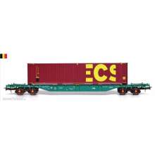 B-Models 54.408 - Containertragwagen Lineas + ECS modern logo