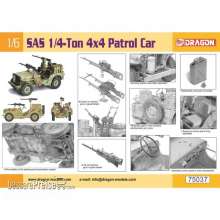 Dragon 540075037 - 1:6 SAS 1/4-Ton 4x4 Patrol Car