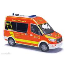 Busch 54056 - Mercedes-Benz Sprinter kurzer Radstand/Hochdach, Feuerwehr Wuppertal