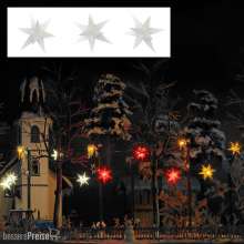 Busch 5414 - Drei weiß leuchtende Weihnachtssterne