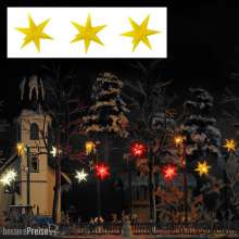 Busch 5415 - Drei gelb leuchtende Weihnachtssterne