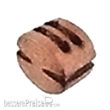 ModelExpo 544040 - Blöcke, doppelt, 4,0 mm, Holz, 20 Stück