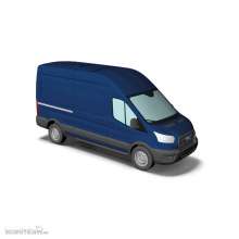 Busch 54501 - Ford Transit 2014 Kasten, Blau H0 FORMNEUHEIT