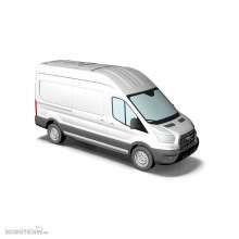 Busch 54502 - Ford Transit 2014 Kasten, Weiß H0 FORMNEUHEIT