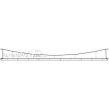 Sommerfeldt 547 - Doppelfahrleitung 0,7 x 360 mm Belgien (5 Stück) {# 547}