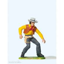 Preiser 54804 - 1:25 Cowboy, Revolver ziehend