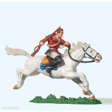 Preiser 54818 - 1:25 Cowboy, reitend m.Gewehr