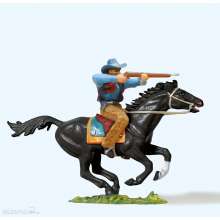 Preiser 54821 - 1:25 Cowboy, reitend m.Gewehr