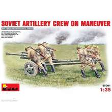 MiniArt 550035081 - 1:35 Sov. PaK ZiS-3 m. Crew (5) im Manö.