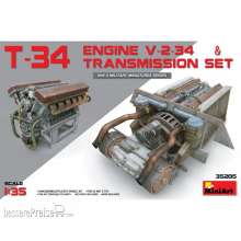 MiniArt 550035205 - 1:35 T-34 Motor (V-2-34) m.Getriebeblock