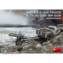 MiniArt 550035272 - 1:35 Sov. 2t LKW 6x4 m. 76mm USV-BR Pak