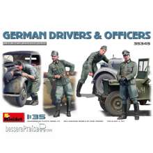 MiniArt 550035345 - 1:35 Fig. Dt. Kraftfahrer/Offiziere (4)